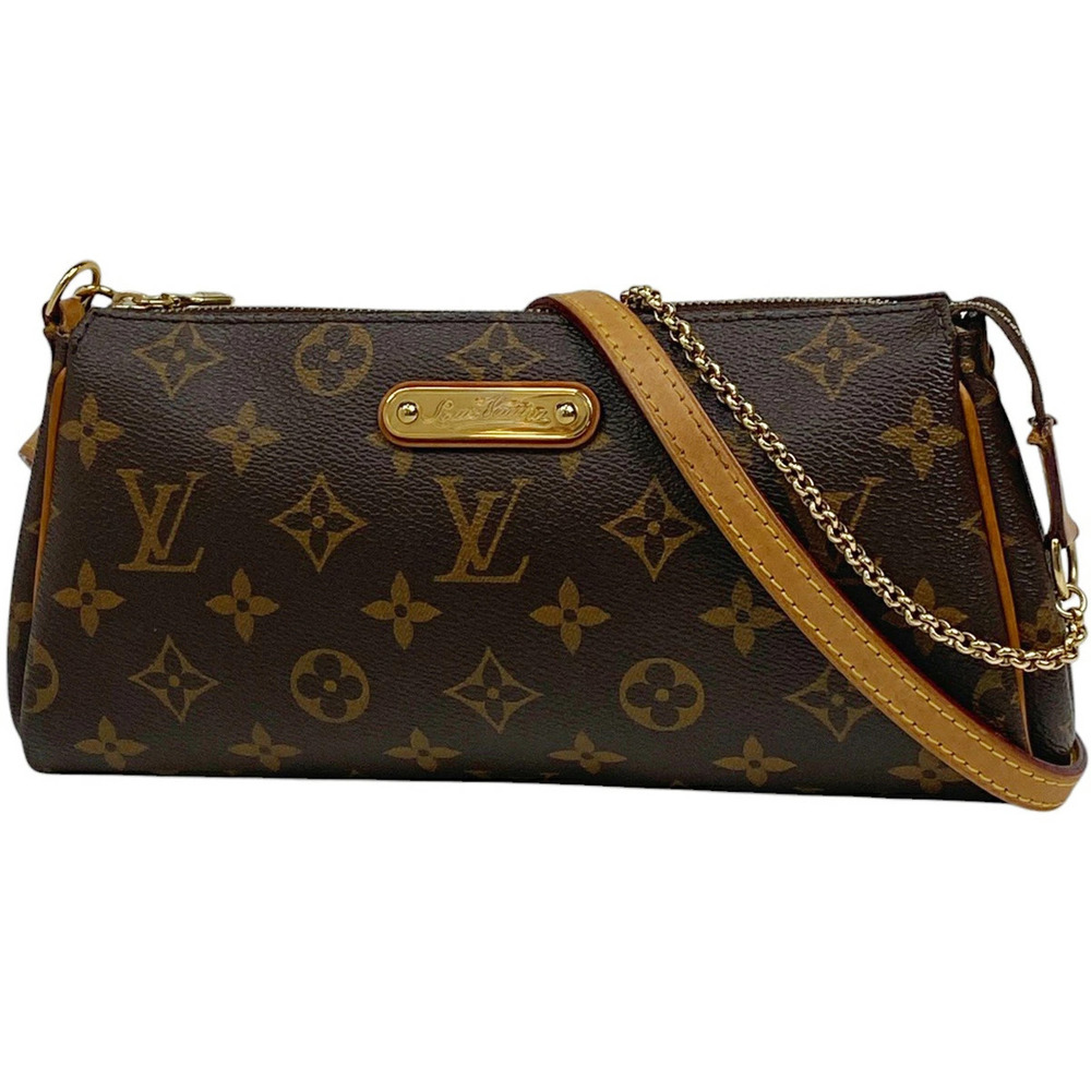 Louis Vuitton Eva Shoulder Bag Handbag Monogram Brown